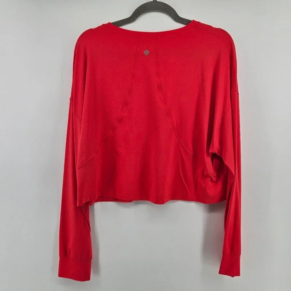 Lululemon Muscle Love Long Sleeve Shirt *Motif - 12 Love Red